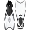 image:imageCressi Snorkeling Fins Palau Adjustable Open Heel Travel Fins for AdultsWhiteBlack