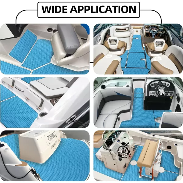 Boat Flooring EVA Foam Boat Decking Camo Marine Flooring Self-Adhesive Boat Mat Boat Carpet for Motorboat RV Yacht Kayak Surfboard 94.5" x 47.2"/23.6"/15.7"