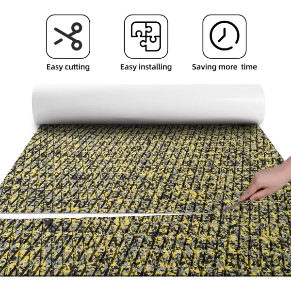 Boat Flooring EVA Foam Boat Decking Camo Marine Flooring Self-Adhesive Boat Mat Boat Carpet for Motorboat RV Yacht Kayak Surfboard 94.5" x 47.2"/23.6"/15.7"