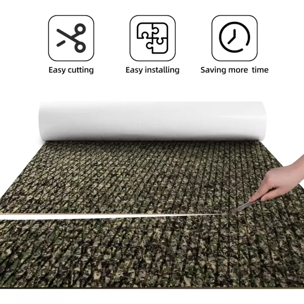 Boat Flooring EVA Foam Boat Decking Camo Marine Flooring Self-Adhesive Boat Mat Boat Carpet for Motorboat RV Yacht Kayak Surfboard 94.5" x 47.2"/23.6"/15.7"