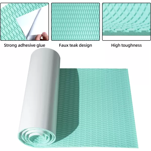 Boat Flooring EVA Foam Boat Decking Camo Marine Flooring Self-Adhesive Boat Mat Boat Carpet for Motorboat RV Yacht Kayak Surfboard 94.5" x 47.2"/23.6"/15.7"