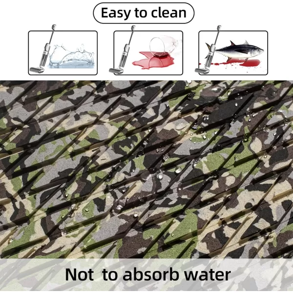 Boat Flooring EVA Foam Boat Decking Camo Marine Flooring Self-Adhesive Boat Mat Boat Carpet for Motorboat RV Yacht Kayak Surfboard 94.5" x 47.2"/23.6"/15.7"