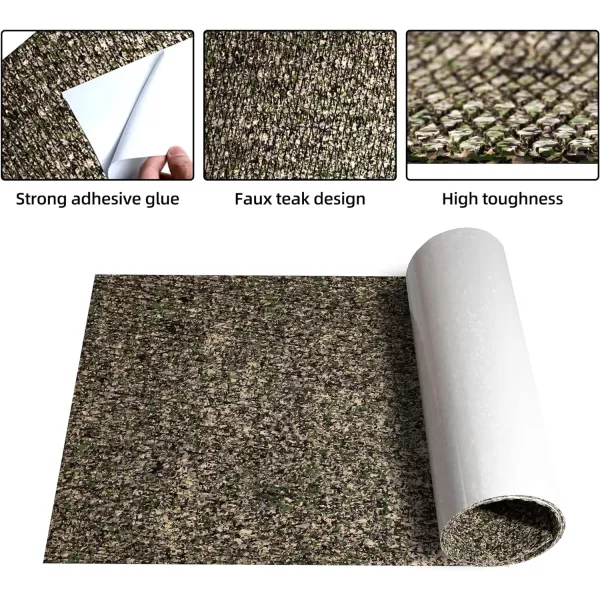 Boat Flooring EVA Foam Boat Decking Camo Marine Flooring Self-Adhesive Boat Mat Boat Carpet for Motorboat RV Yacht Kayak Surfboard 94.5" x 47.2"/23.6"/15.7"