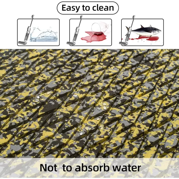 Boat Flooring EVA Foam Boat Decking Camo Marine Flooring Self-Adhesive Boat Mat Boat Carpet for Motorboat RV Yacht Kayak Surfboard 94.5" x 47.2"/23.6"/15.7"