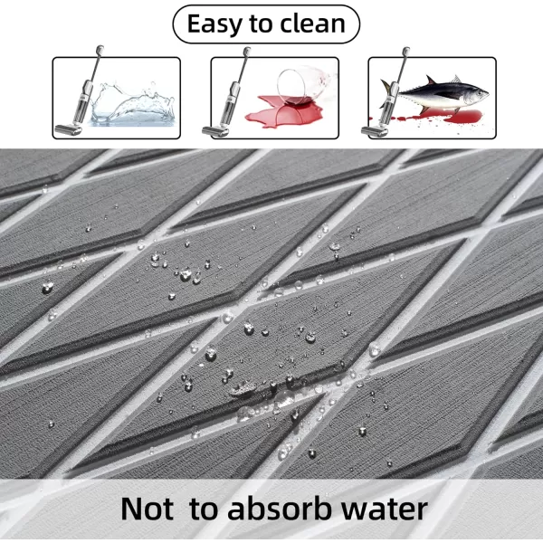 Boat Flooring EVA Foam Boat Decking Marine Mat Non-Slip Self-Adhesive Flooring Sheet for Motorboat Kayak Surfboard Garden Flooring Swimming Pools