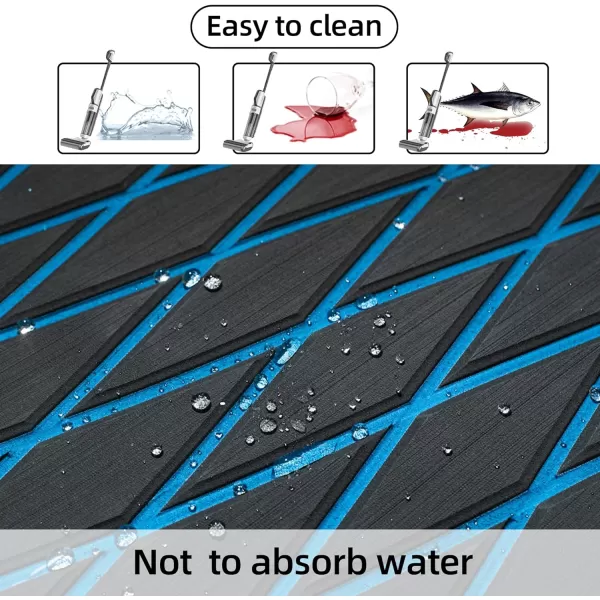 Boat Flooring EVA Foam Boat Decking Marine Mat Non-Slip Self-Adhesive Flooring Sheet for Motorboat Kayak Surfboard Garden Flooring Swimming Pools