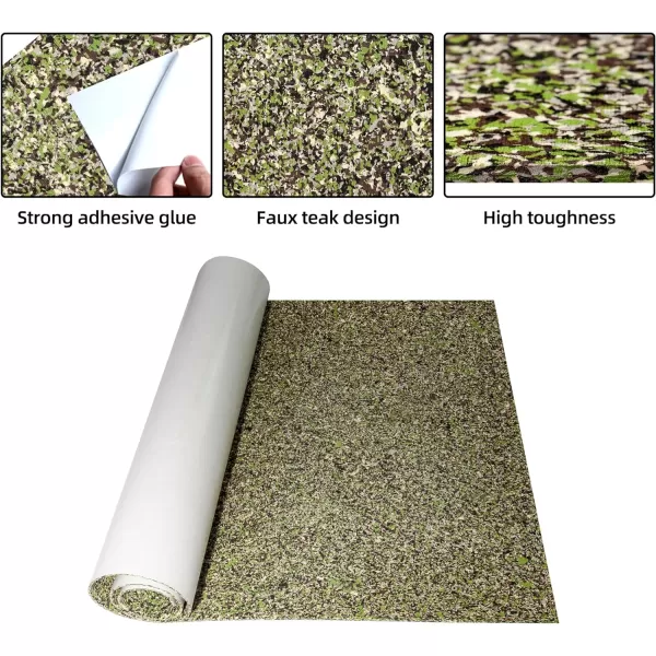 Boat Flooring EVA Foam Boat Decking Sheet Non-Slip Brushed Marine Flooring Self-Adhesive Boat Carpet for Motorboat Yacht Kayak RV 94.5" x47.2"/ 23.6"/15.7"