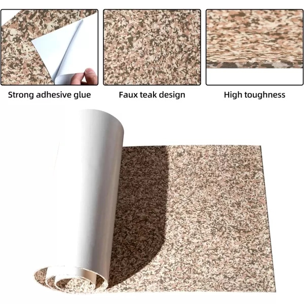 Boat Flooring EVA Foam Boat Decking Sheet Non-Slip Brushed Marine Flooring Self-Adhesive Boat Carpet for Motorboat Yacht Kayak RV 94.5" x47.2"/ 23.6"/15.7"