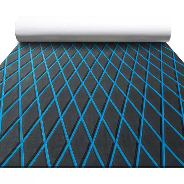 Boat Flooring EVA Foam Boat Decking Marine Mat Non-Slip Self-Adhesive Flooring Sheet for Motorboat Kayak Surfboard Garden Flooring Swimming Pools