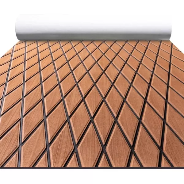 Boat Flooring EVA Foam Boat Decking Marine Mat Non-Slip Self-Adhesive Flooring Sheet for Motorboat Kayak Surfboard Garden Flooring Swimming Pools