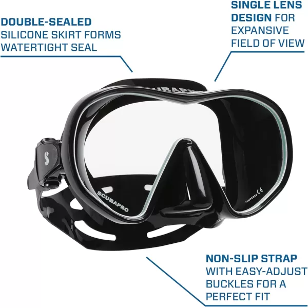 ScubaPro Solo Scuba Snorkeling Dive Mask