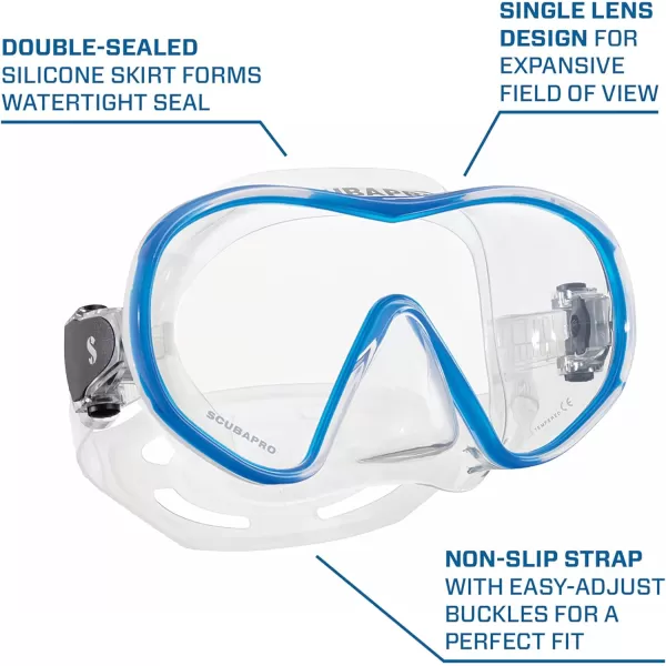 ScubaPro Solo Scuba Snorkeling Dive Mask
