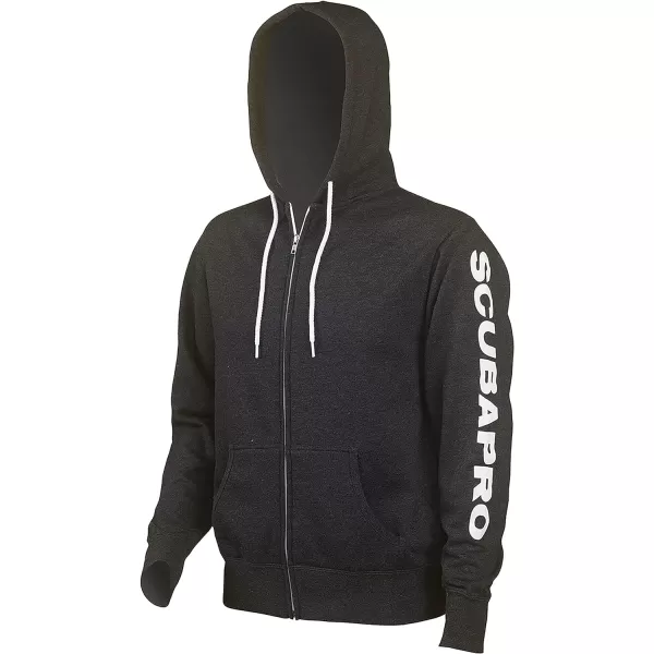 Scubapro Charcoal Gray Zip-up Hoodie