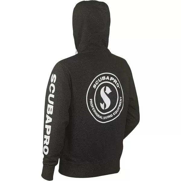 Scubapro Charcoal Gray Zip-up Hoodie