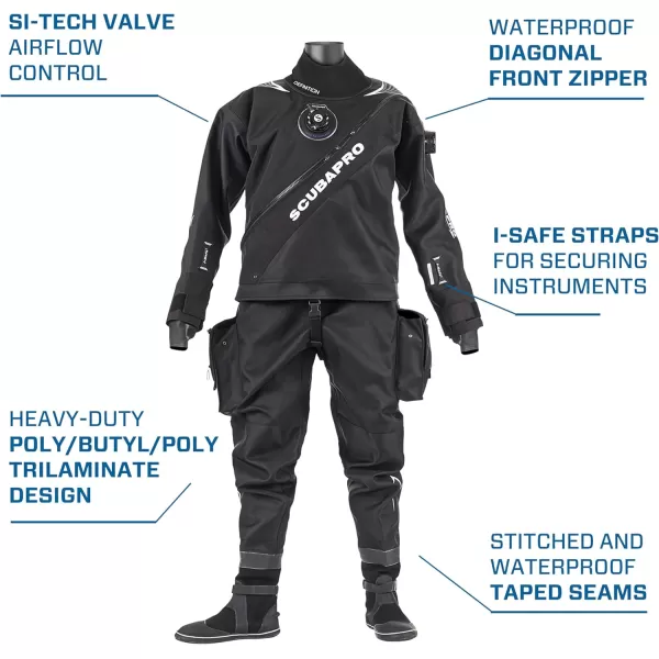 Scubapro mens Definition Dry Hd Drysuit, MenDrysuit