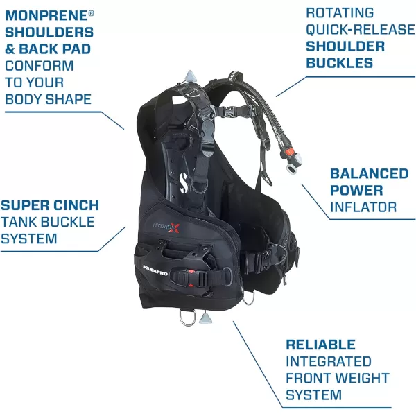 Scubapro Hydros-X Men's Front Adjustable BCD