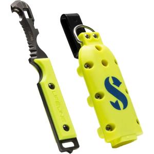 imageSCUBAPRO Jawz Ti AllinOne MultiPurpose Rescue ToolsYellowBlack
