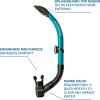 imageSCUBAPRO Escape SemiDry Snorkel with Purge Valve and Splashguard BarrelTop DesignTurquoise