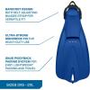 imageSCUBAPRO GO Travel Scuba Diving Fin for Snorkeling and Swimming Open Heel StrapBlue