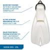 imageSCUBAPRO GO Travel Scuba Diving Fin for Snorkeling and Swimming Open Heel StrapWhite