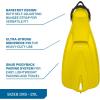 imageSCUBAPRO GO Travel Scuba Diving Fin for Snorkeling and Swimming Open Heel StrapYellow