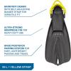 imageSCUBAPRO GO Travel Scuba Diving Fin for Snorkeling and Swimming Open Heel StrapYellowBlack