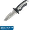 imageSCUBAPRO Mako Titanium Scuba Diving Knife with 35Inch Blade Includes Locking Sheath and BCD Mounting Kit