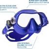 imageSCUBAPRO Steel Pro Scuba Diving Mask for Freediving with Single Lens and Frameless Low Volume DesignBlue