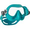 imageSCUBAPRO Steel Pro Scuba Diving Mask for Freediving with Single Lens and Frameless Low Volume DesignTurquoise