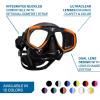 imageSCUBAPRO Zoom Scuba Mask with Ultra Clear Dual Lens and LensChange System for Optical Lenses for Diving BlackOrange