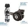 imageScubaPro MK2 EVO R195 RegulatorSilverBlack