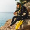 imageScubapro Apnea Freediving Diving SnorkelYellow
