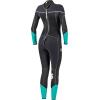 imageScubapro Sport Steamer 3mm BackZip Womens WetsuitBlackTurquoise