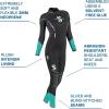 imageScubapro Sport Steamer 3mm BackZip Womens WetsuitBlackTurquoise