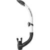 imageSCUBAPRO Escape SemiDry Snorkel with Purge Valve and Splashguard BarrelTop DesignWhite