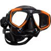 imageSCUBAPRO Zoom Scuba Mask with Ultra Clear Dual Lens and LensChange System for Optical Lenses for Diving BlackOrange