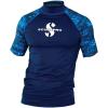imageScubapro UPF 50 Rash Guard Short Sleeve MenBlue