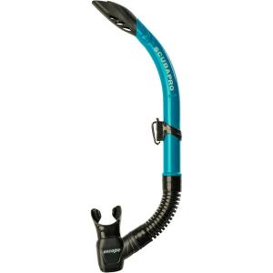imageSCUBAPRO Escape SemiDry Snorkel with Purge Valve and Splashguard BarrelTop DesignTurquoise