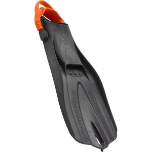 imageSCUBAPRO GO Travel Scuba Diving Fin for Snorkeling and Swimming Open Heel StrapOrangeBlack