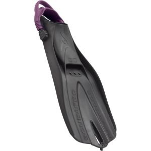 imageSCUBAPRO GO Travel Scuba Diving Fin for Snorkeling and Swimming Open Heel StrapPurpleBlack
