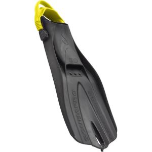 imageSCUBAPRO GO Travel Scuba Diving Fin for Snorkeling and Swimming Open Heel StrapYellowBlack