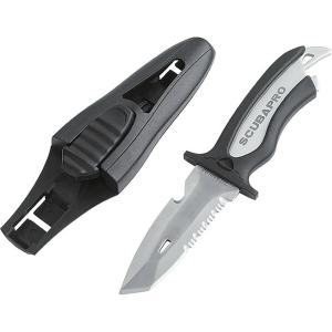 imageSCUBAPRO Mako Titanium Scuba Diving Knife with 35Inch Blade Includes Locking Sheath and BCD Mounting Kit