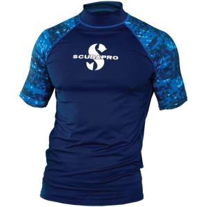 imageScubapro UPF 50 Rash Guard Short Sleeve MenAegean