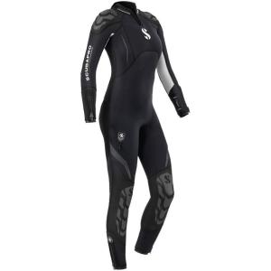 imageScubaPro Womens 75mm Neoprene Full Diving Wetsuit for Scuba Black X XXXLargeXL short