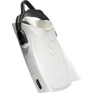 imageSCUBAPRO Modular Fin System for Snorkeling and Scuba Diving Open Heel BootFit Pocket White L