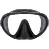 imageSCUBAPRO Ghost Scuba Dive Mask LowVolume Frameless Design wUltra Clear Single Lens Silicone Skirt and EasyAdjust Strap Buckles Black