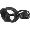 imageSCUBAPRO Ghost Scuba Dive Mask LowVolume Frameless Design wUltra Clear Single Lens Silicone Skirt and EasyAdjust Strap Buckles Black