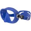 imageSCUBAPRO Ghost Scuba Dive Mask LowVolume Frameless Design wUltra Clear Single Lens Silicone Skirt and EasyAdjust Strap Buckles Blue