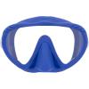 imageSCUBAPRO Ghost Scuba Dive Mask LowVolume Frameless Design wUltra Clear Single Lens Silicone Skirt and EasyAdjust Strap Buckles Blue