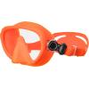 imageSCUBAPRO Ghost Scuba Dive Mask LowVolume Frameless Design wUltra Clear Single Lens Silicone Skirt and EasyAdjust Strap Buckles Orange